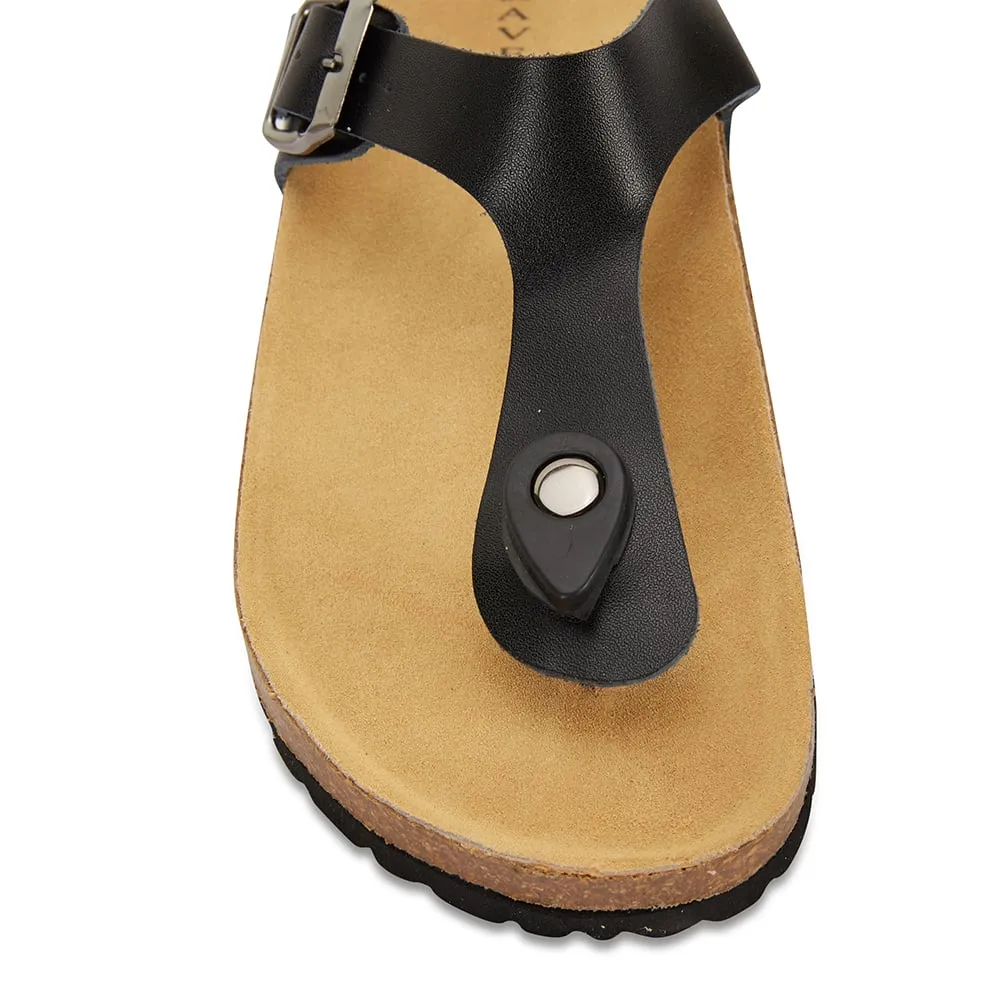 Hippy Sandal in Black