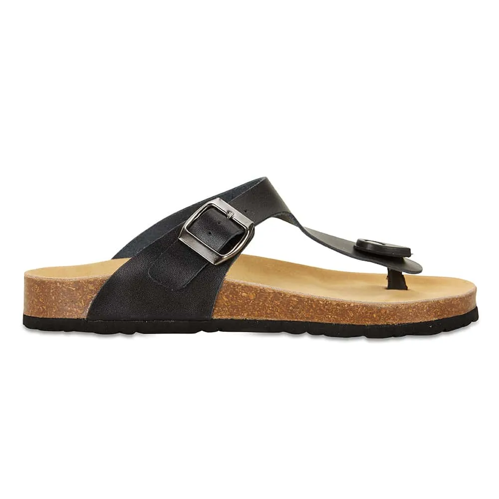 Hippy Sandal in Black