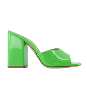 Holly Anja Mules - Kiwi - Leather