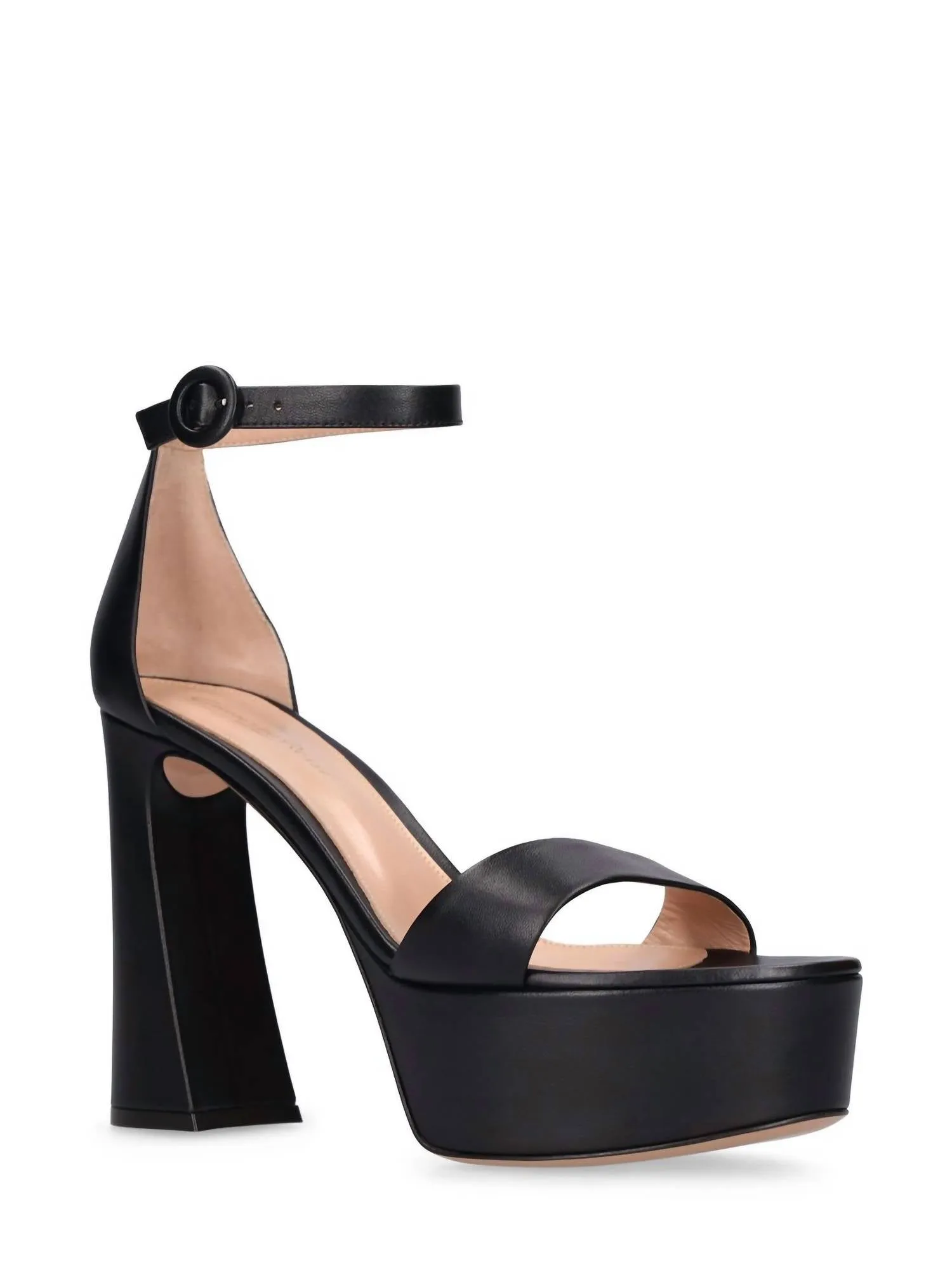 Holly Platform Sandal In Black