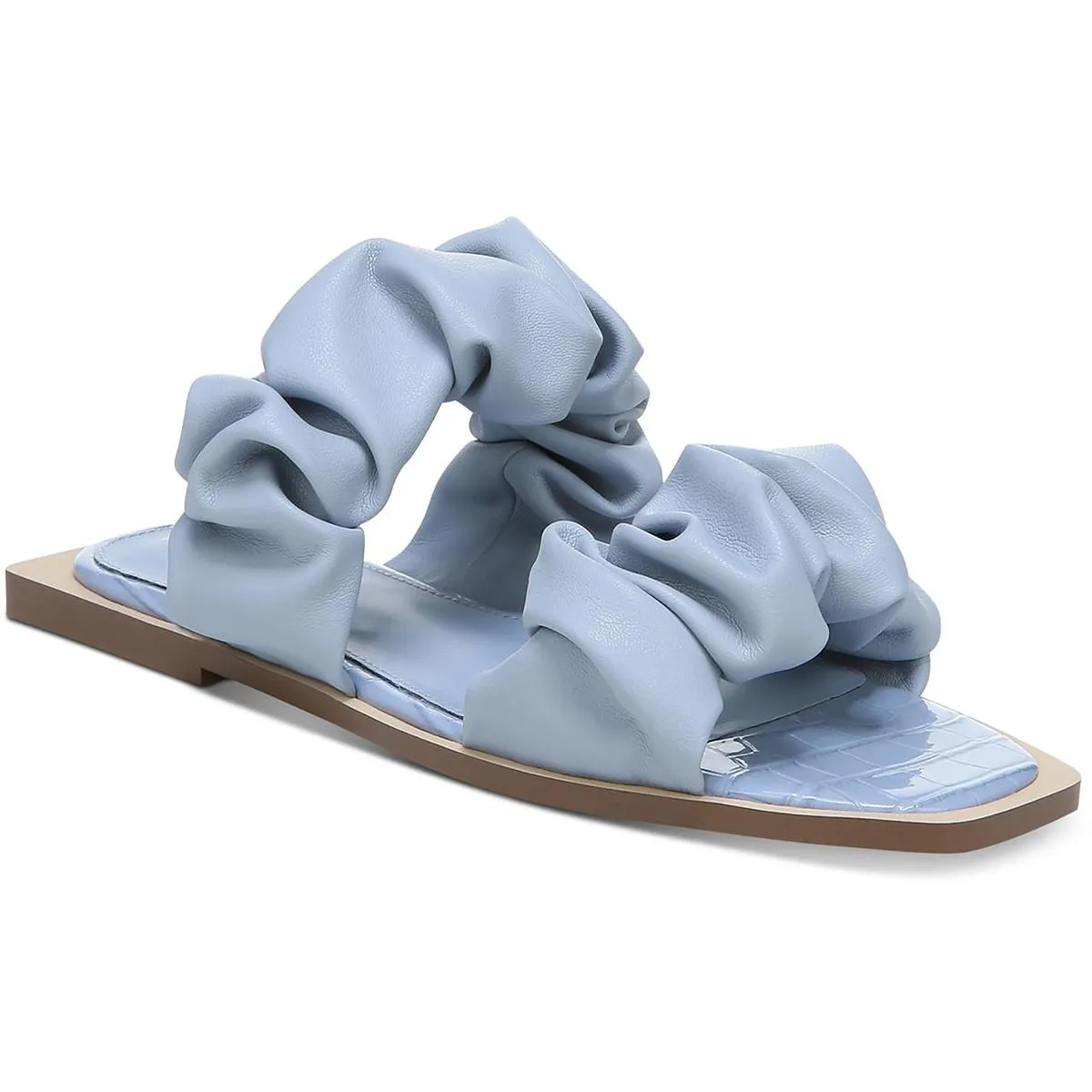 Iggy Womens Faux Leather Flat Sandals