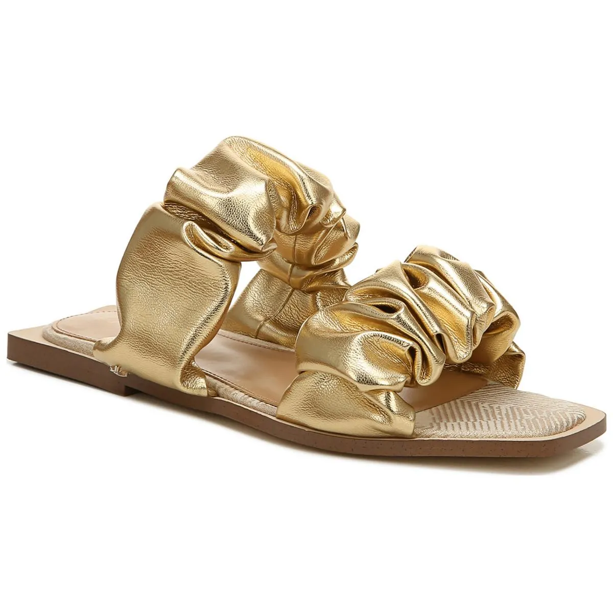 Iggy Womens Faux Leather Flat Sandals