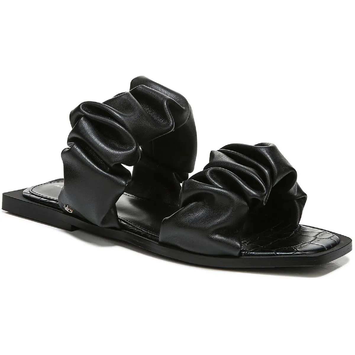 Iggy Womens Faux Leather Flat Sandals