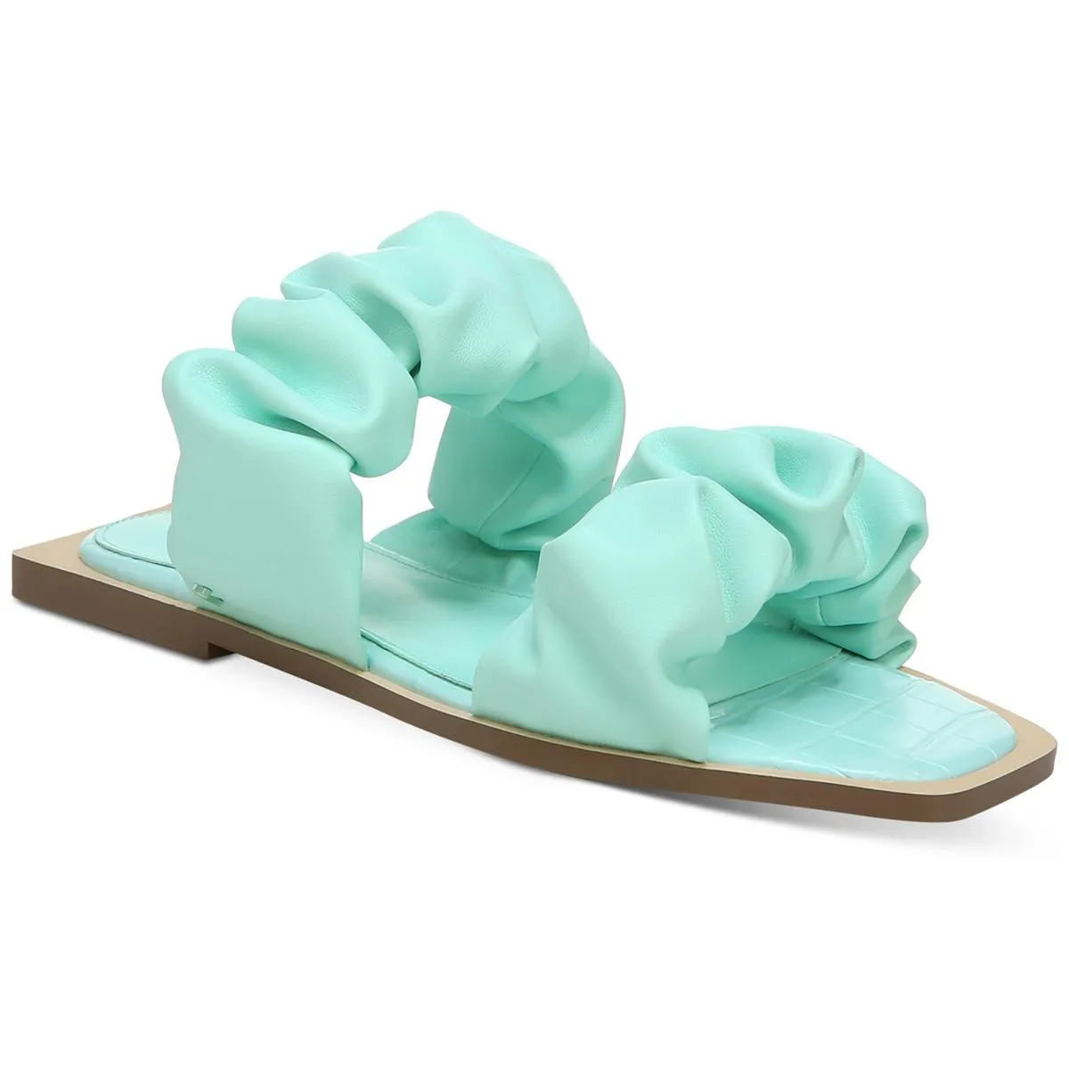 Iggy Womens Faux Leather Flat Sandals