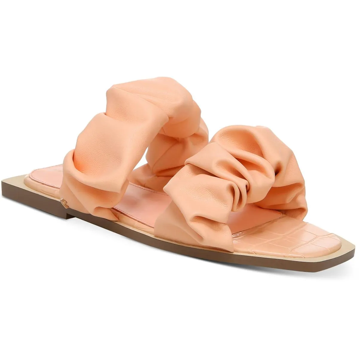 Iggy Womens Faux Leather Flat Sandals