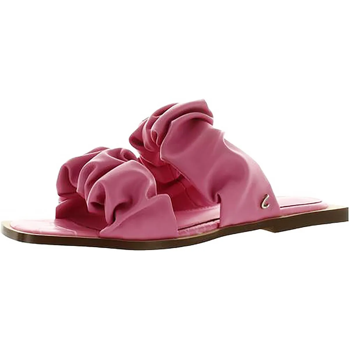 Iggy Womens Faux Leather Flat Sandals