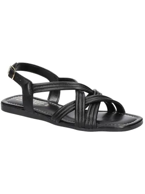 ILO ITALY Womens Leather Slingback Flatform Sandals