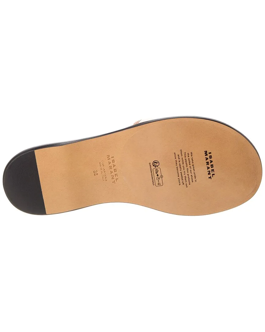 Isabel Marant Vikee Canvas & Leather Sandal