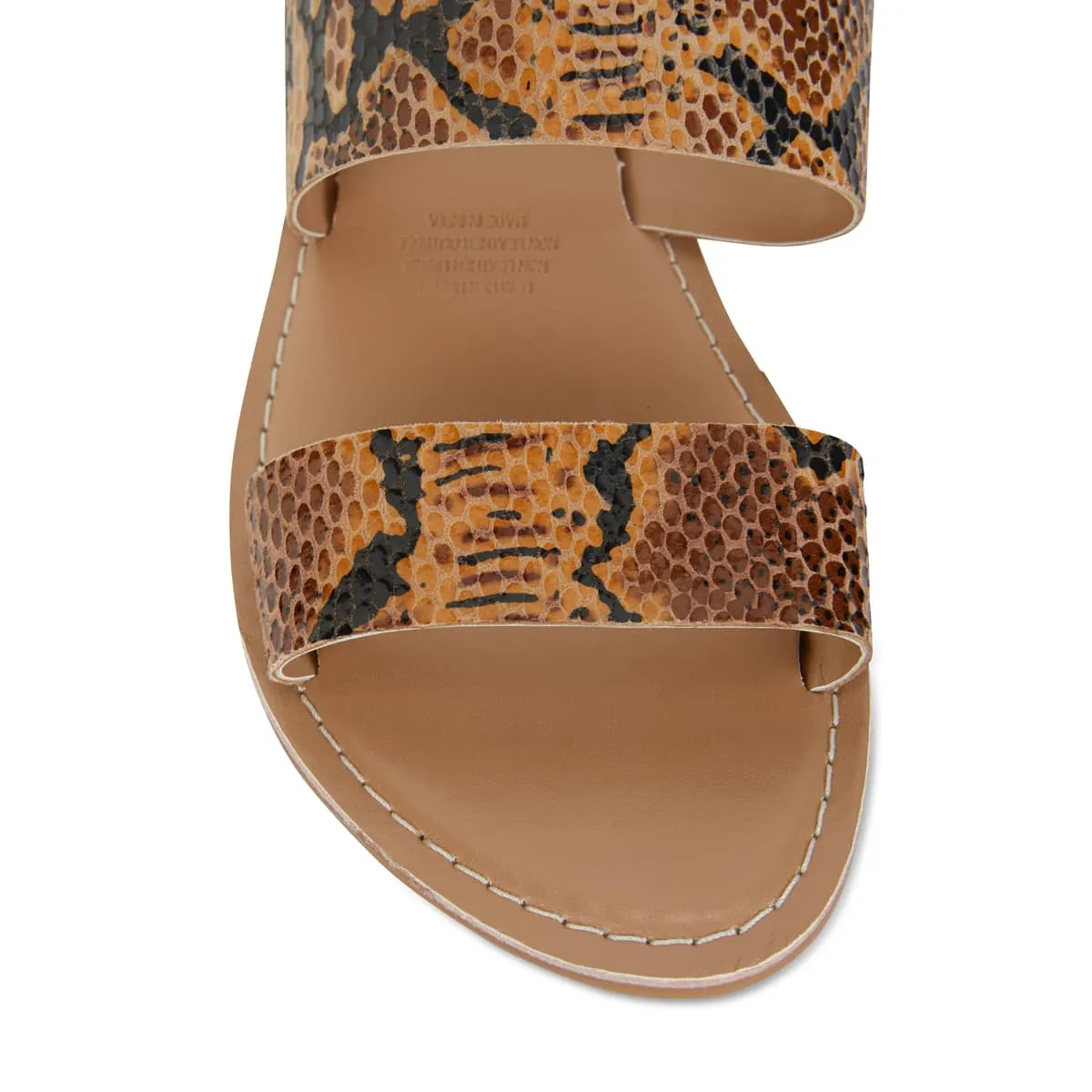Izzy Slide in Python Leather