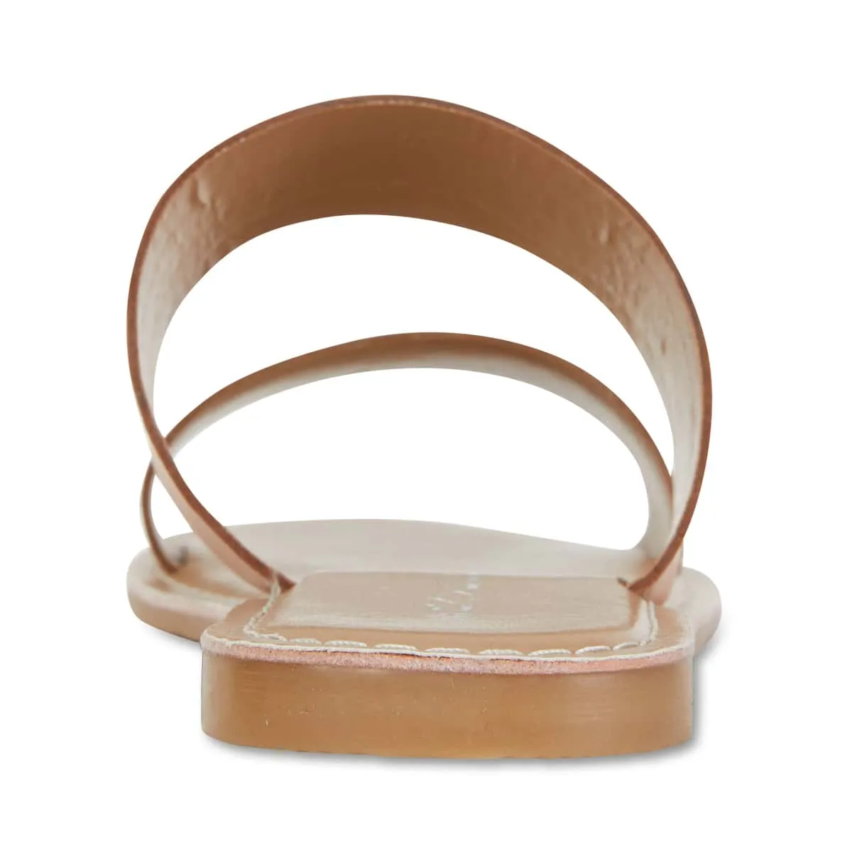 Izzy Slide in Tan Smooth Leather