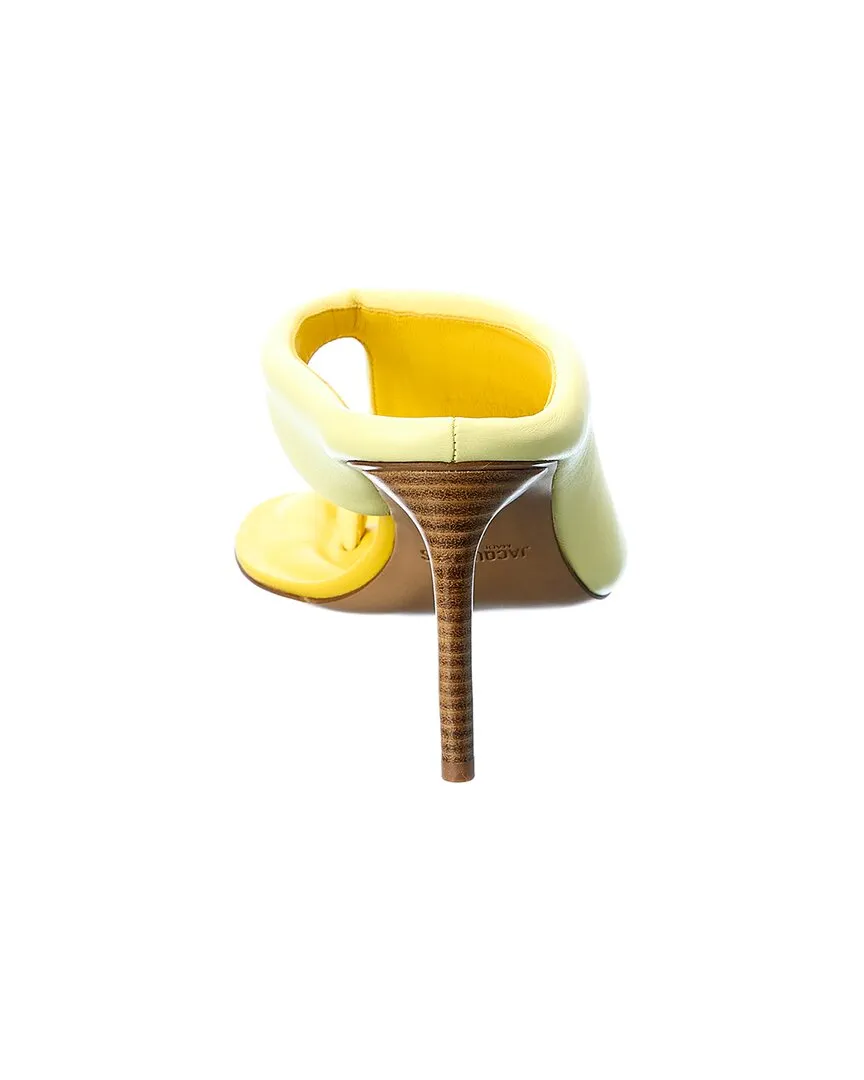 Jacquemus Les Mules Limone Leather Sandal