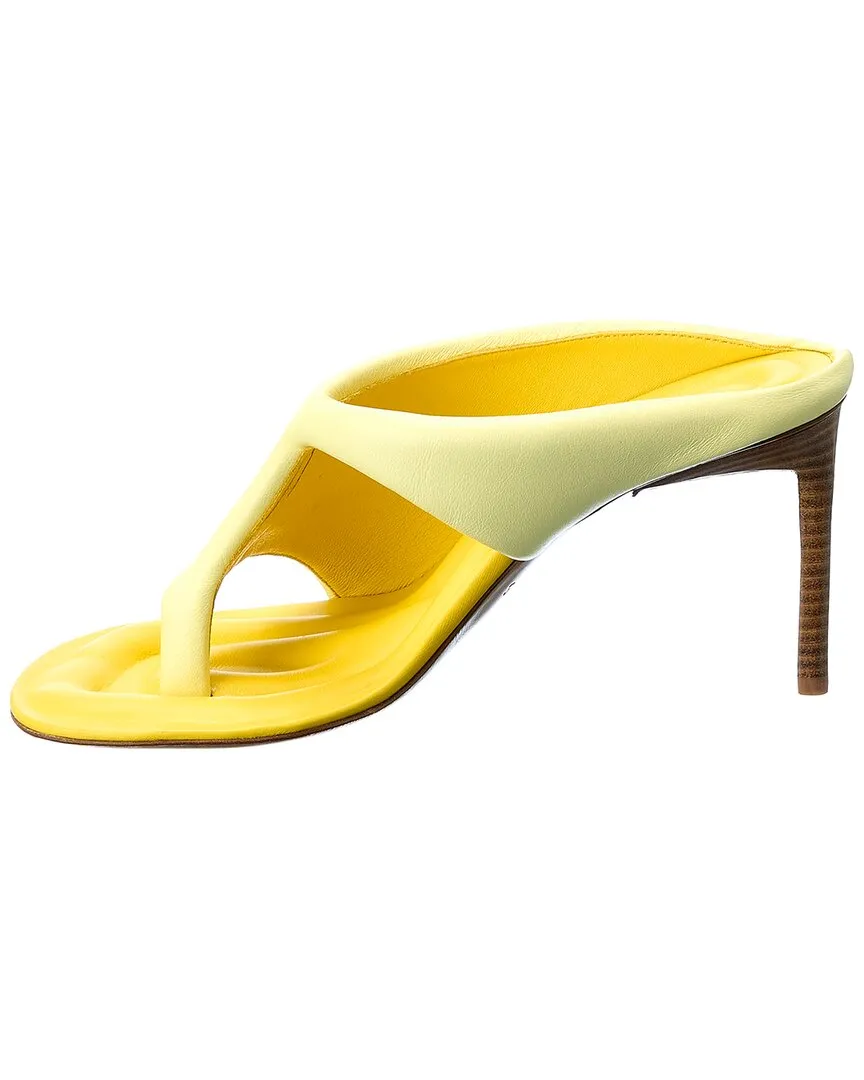 Jacquemus Les Mules Limone Leather Sandal