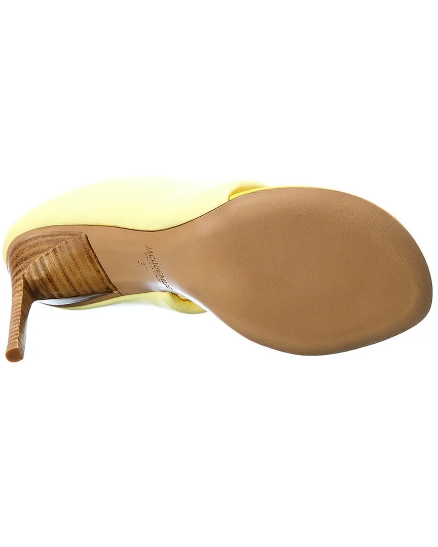 Jacquemus Les Mules Limone Leather Sandal