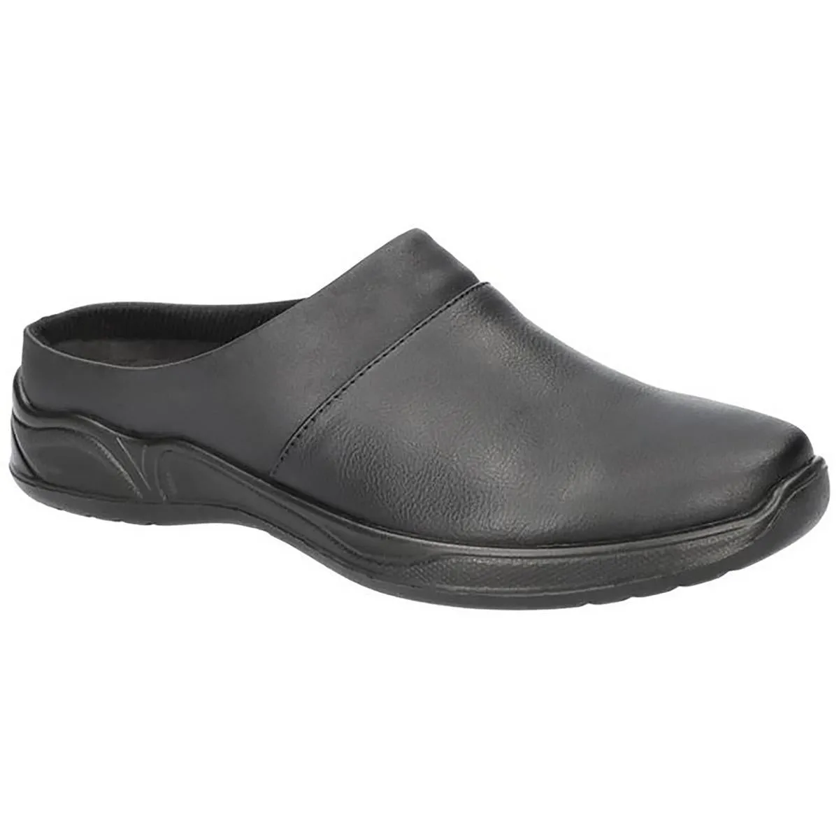 JANALEE Womens Padded Insole Faux Leather Slip-On Sneakers