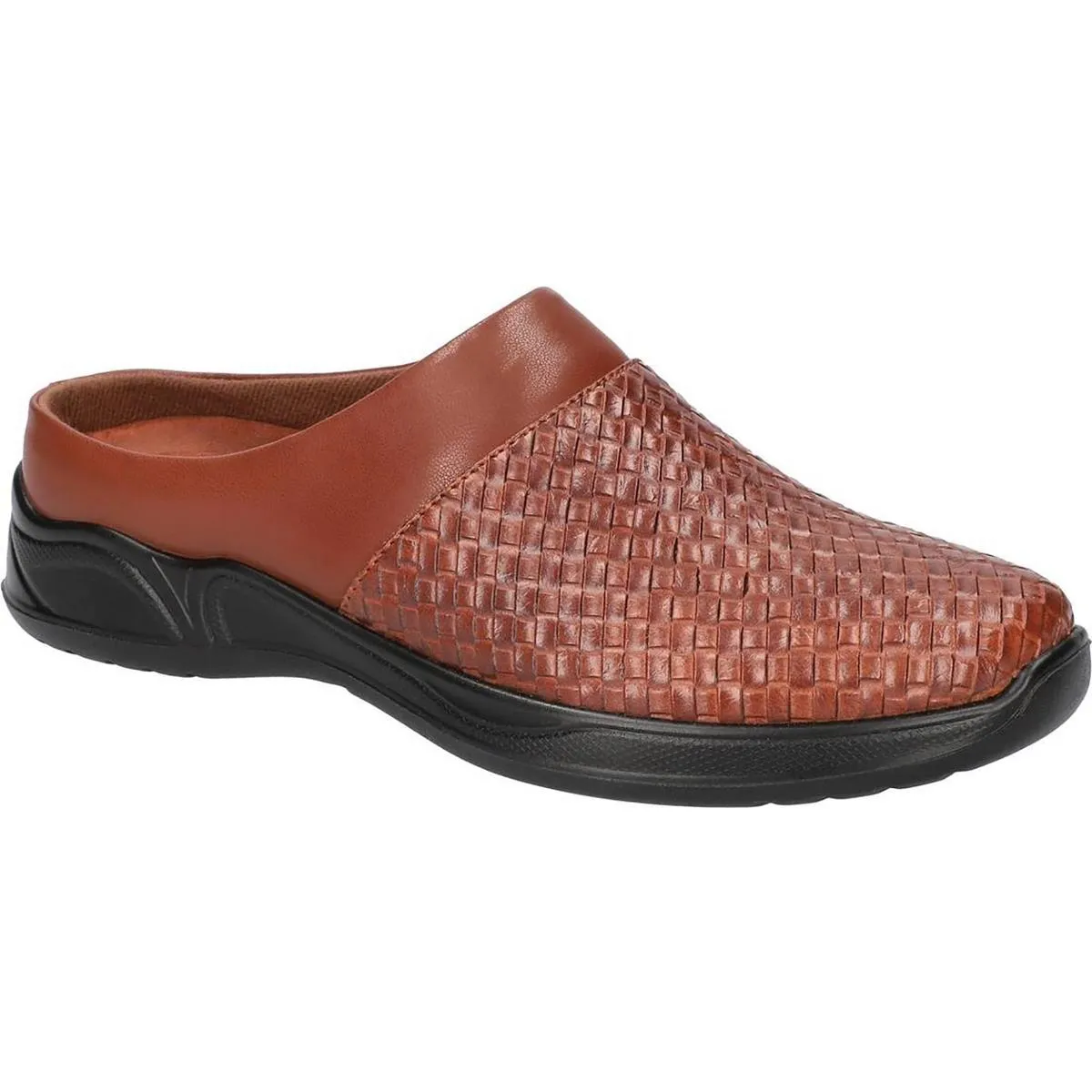 JANALEE Womens Padded Insole Faux Leather Slip-On Sneakers