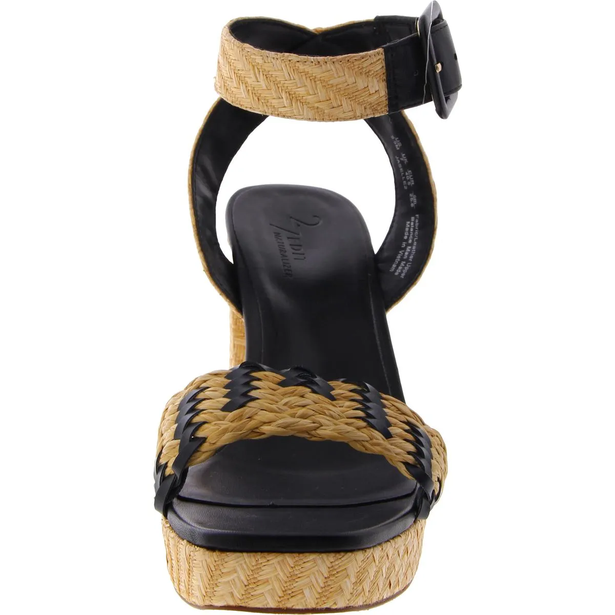 JASELLE 2 Womens Braided Straw Ankle Strap