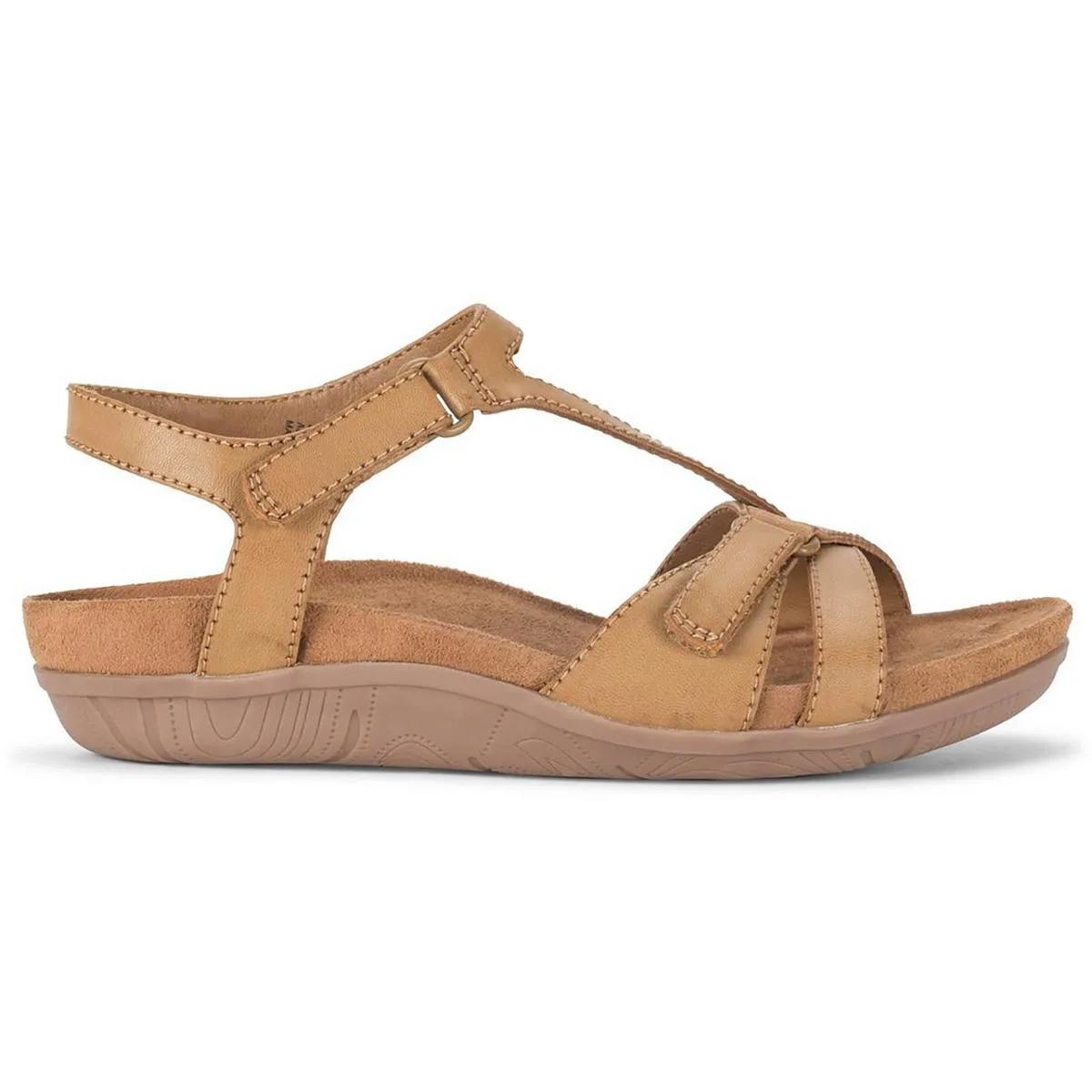 Jaxen Womens Padded Insole Casual Wedge Sandals
