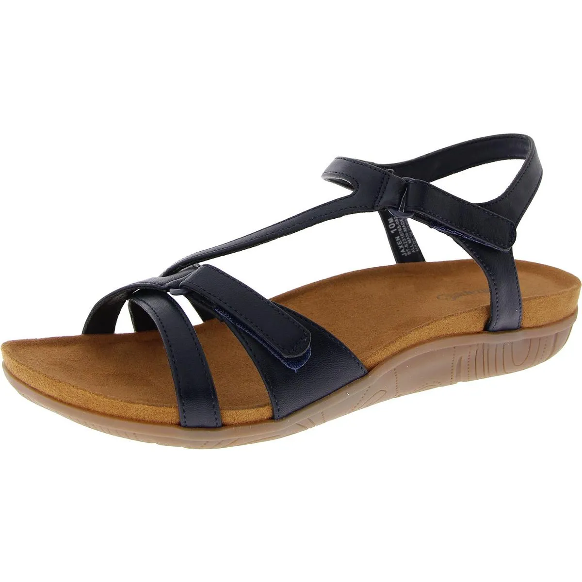 Jaxen Womens Padded Insole Casual Wedge Sandals