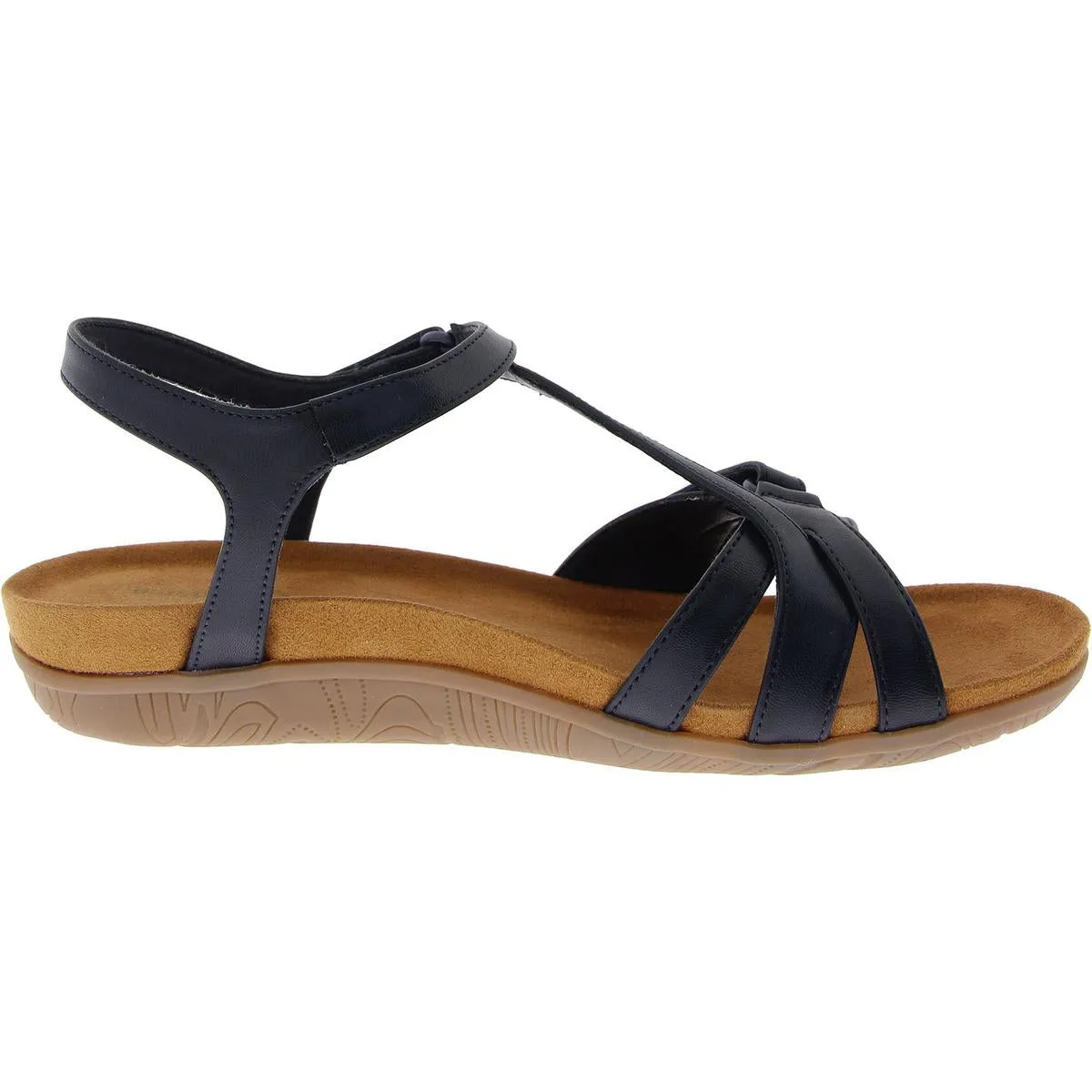 Jaxen Womens Padded Insole Casual Wedge Sandals