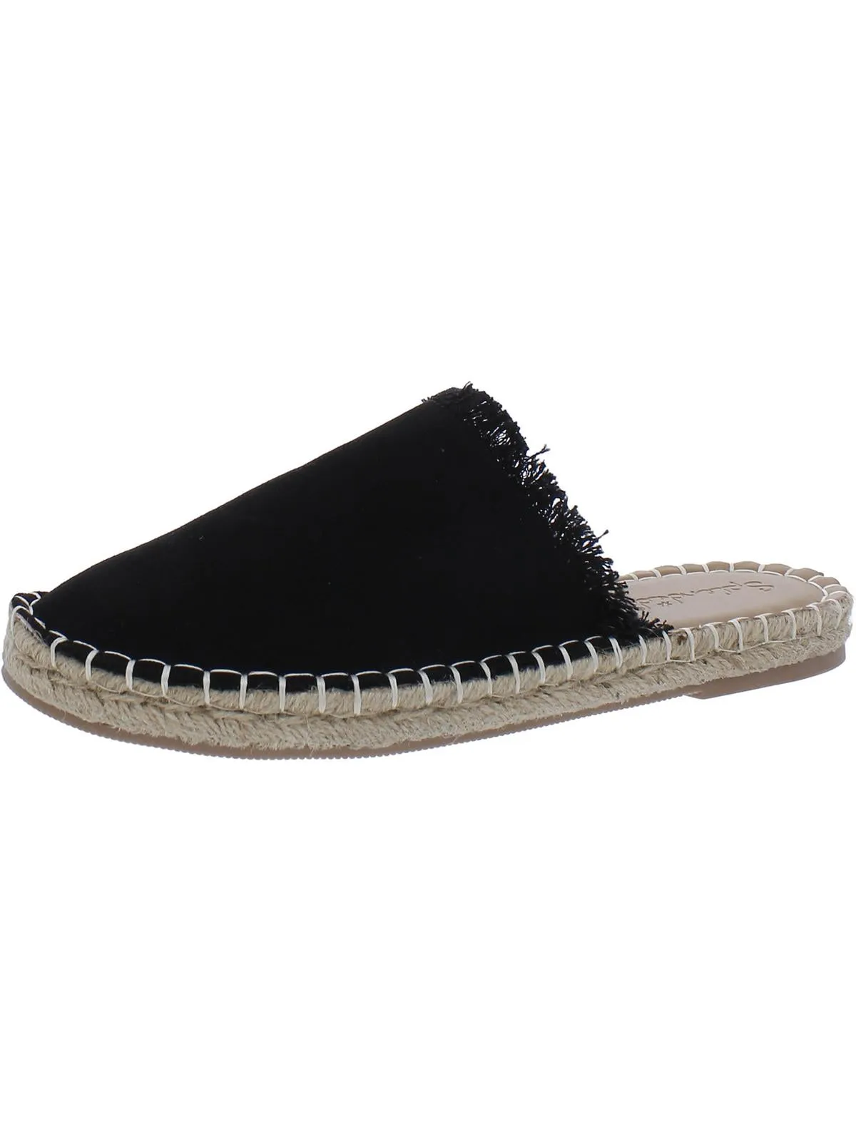 Jaycee Womens Woven Slip On Mule Sandals