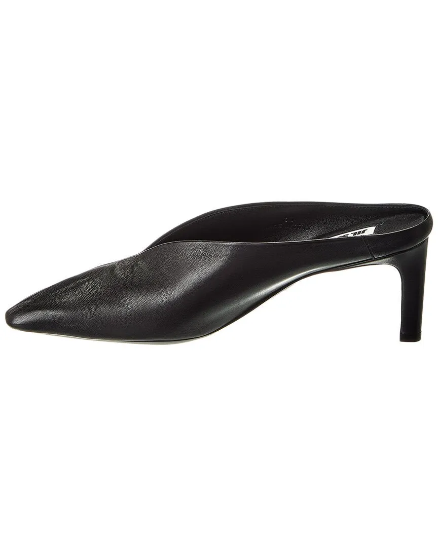 Jil Sander Logo Leather Mule