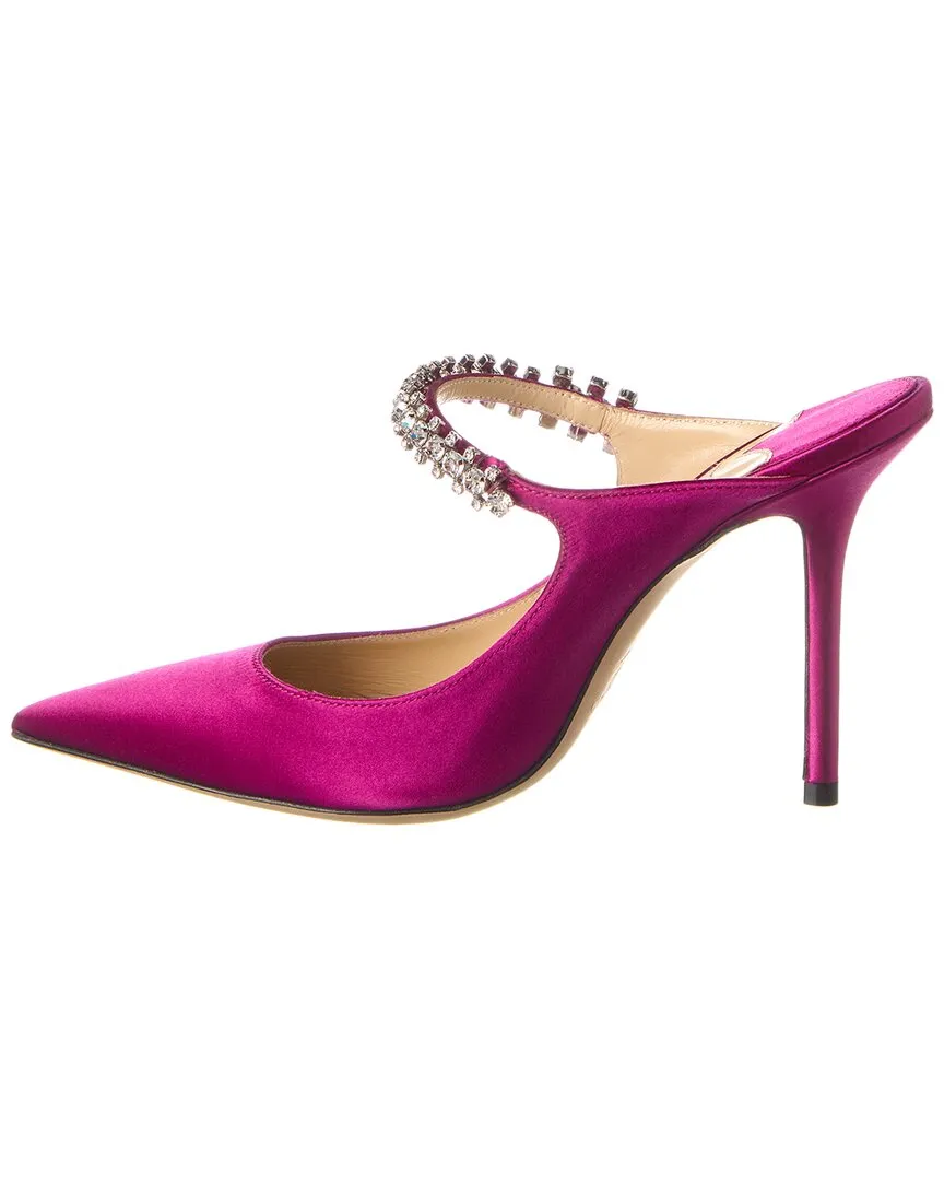 Jimmy Choo Bing 100 Satin Mule
