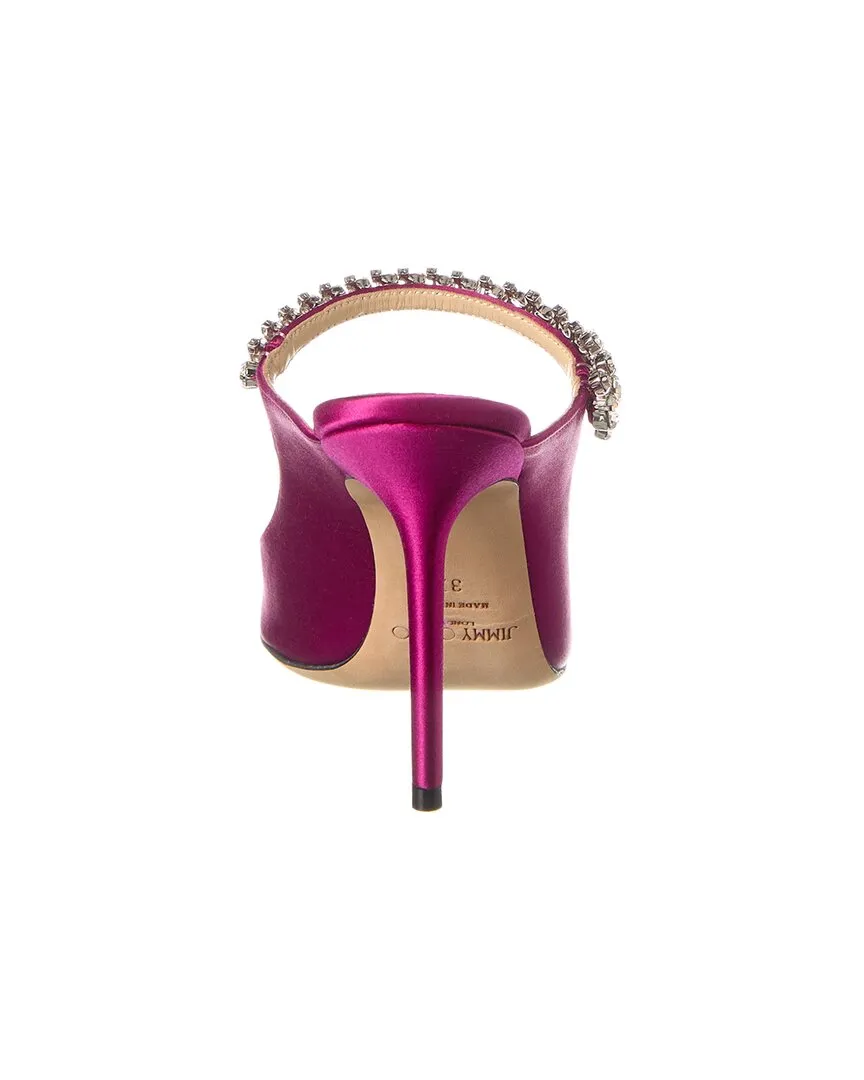 Jimmy Choo Bing 100 Satin Mule