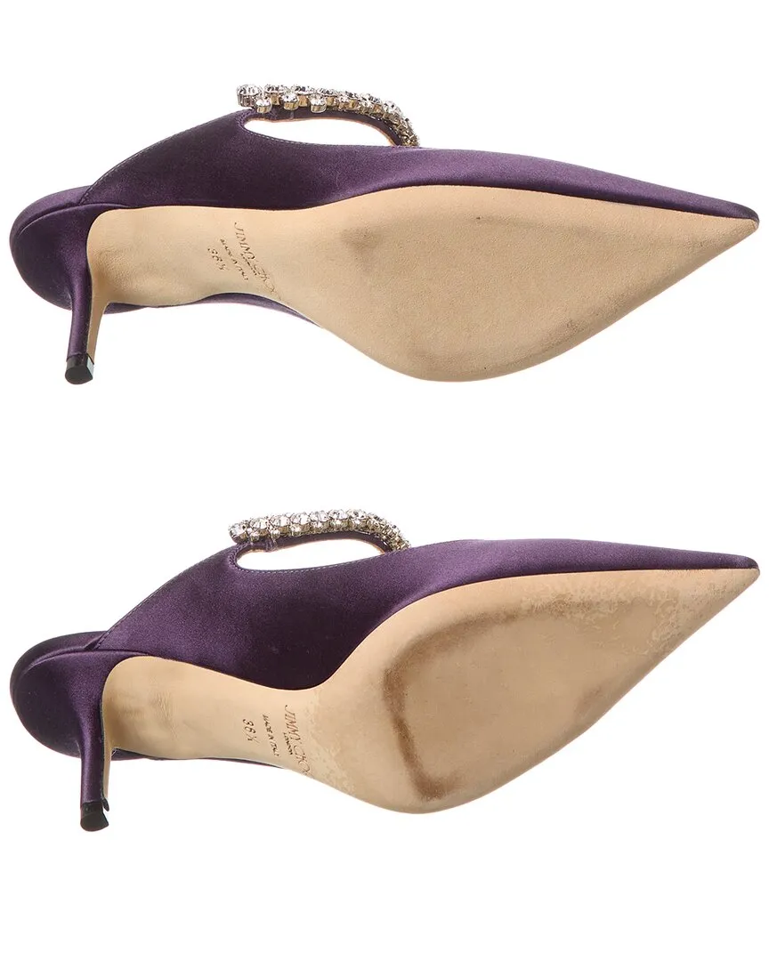 Jimmy Choo Bing 65 Satin Mule (Authentic Pre-Loved)