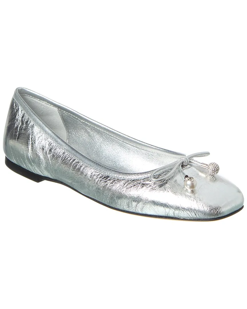 Jimmy Choo Elme Leather Flat