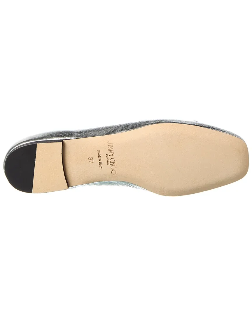 Jimmy Choo Elme Leather Flat