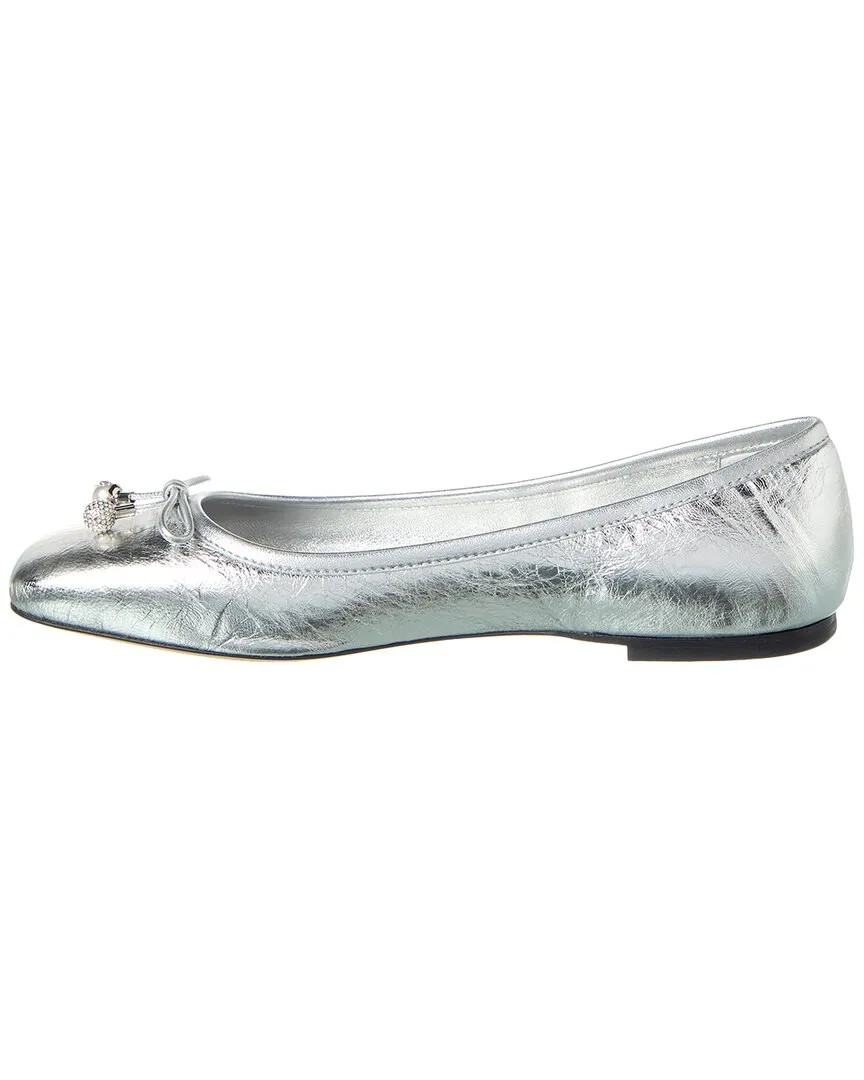 Jimmy Choo Elme Leather Flat
