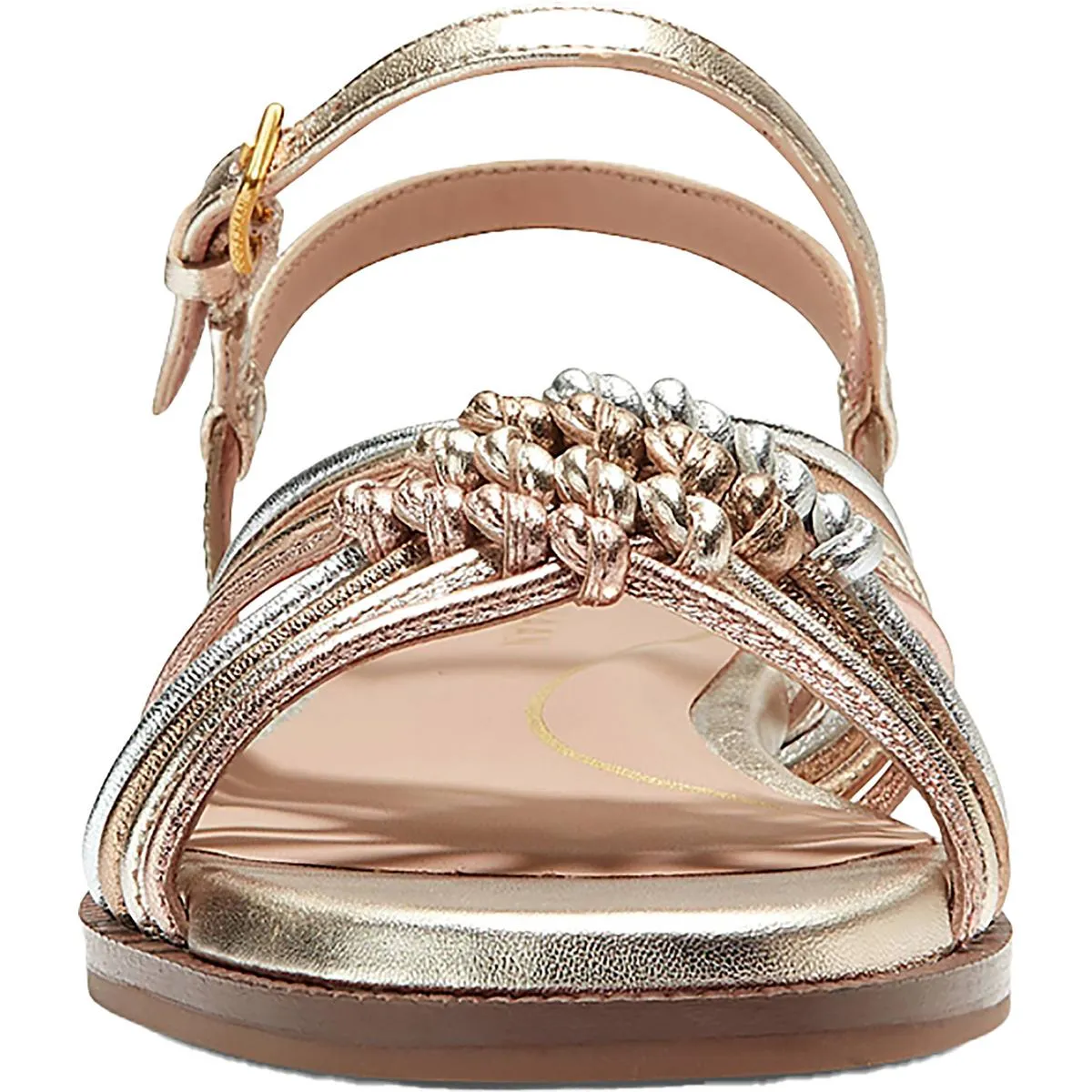 JITNEY KNOT SANDAL Womens Leather Slingbacks Strappy Sandals