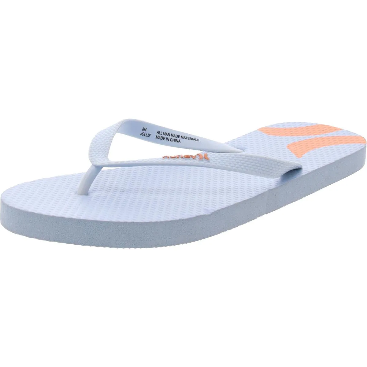 Jollie Womens Logo Rubber Flip-Flops