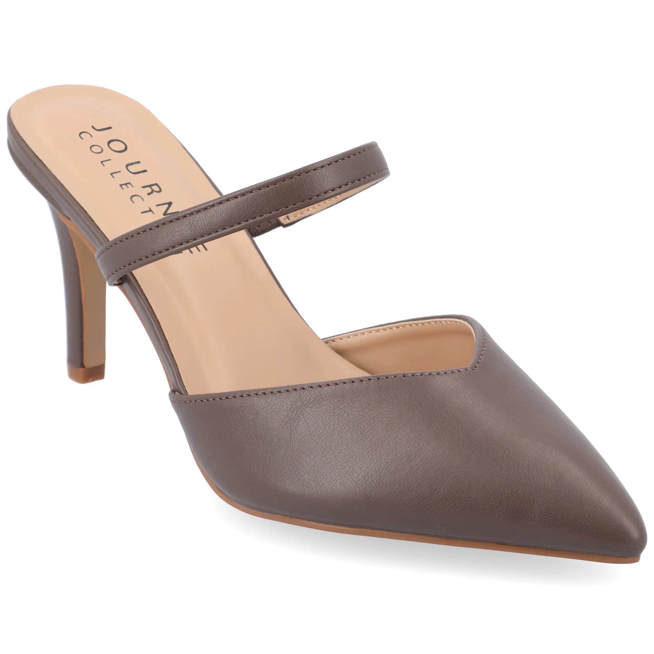 Journee Collection Women's Narrow Width SuperNatural Tru Comfort Foam YVON Pumps Warm Shades