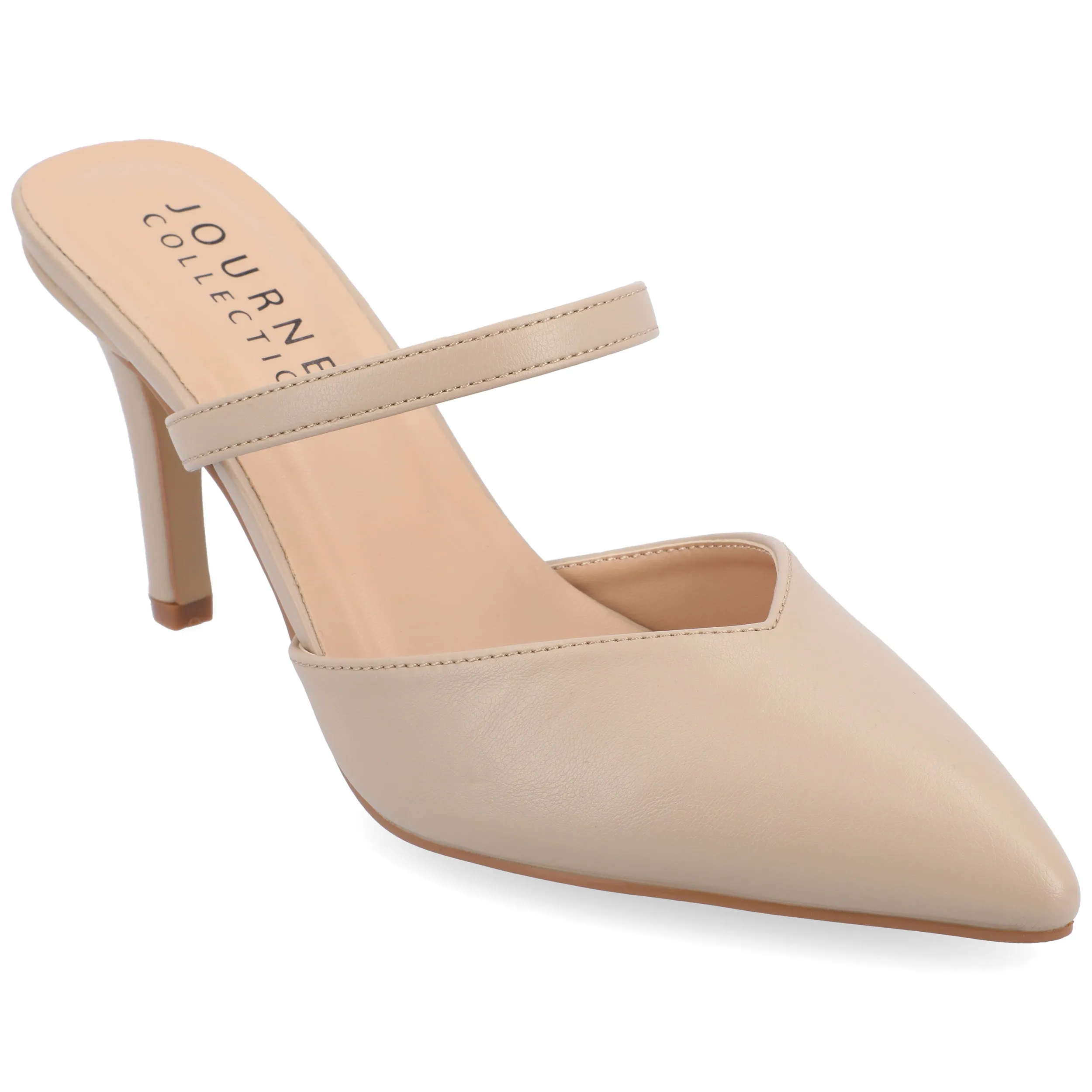 Journee Collection Women's Narrow Width SuperNatural Tru Comfort Foam YVON Pumps Warm Shades