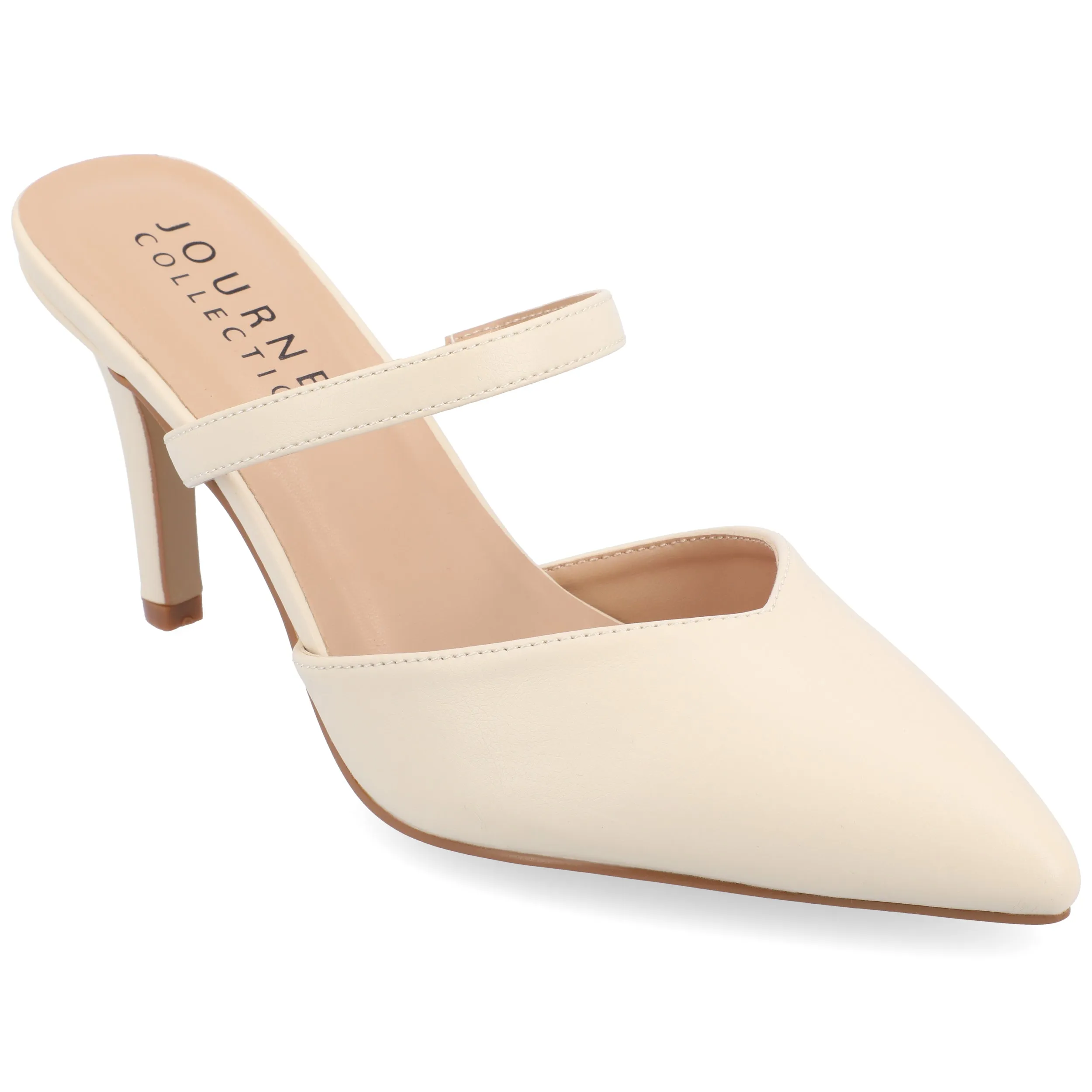 Journee Collection Women's Narrow Width SuperNatural Tru Comfort Foam YVON Pumps Warm Shades