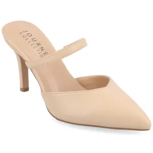 Journee Collection Women's Narrow Width SuperNatural Tru Comfort Foam YVON Pumps Warm Shades