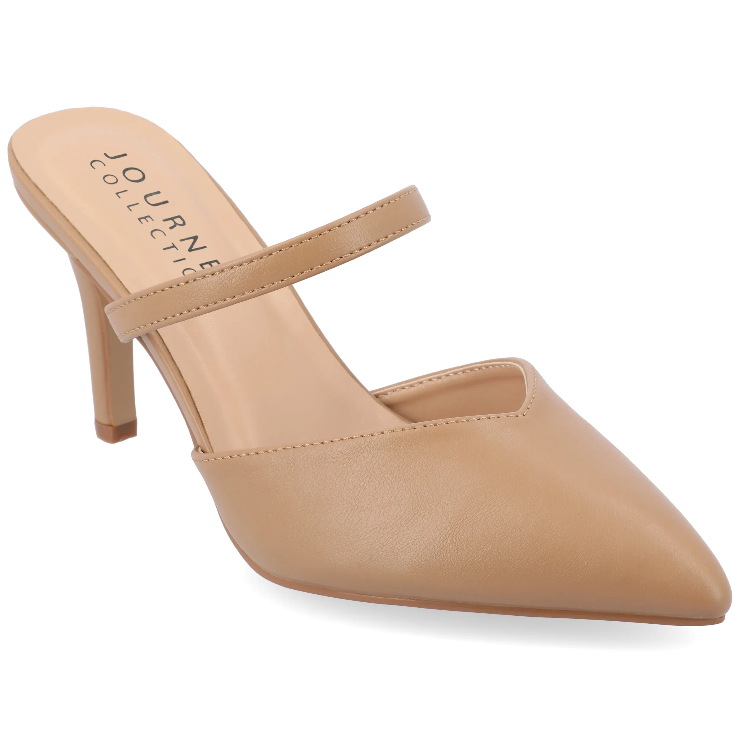 Journee Collection Women's Narrow Width SuperNatural Tru Comfort Foam YVON Pumps Warm Shades