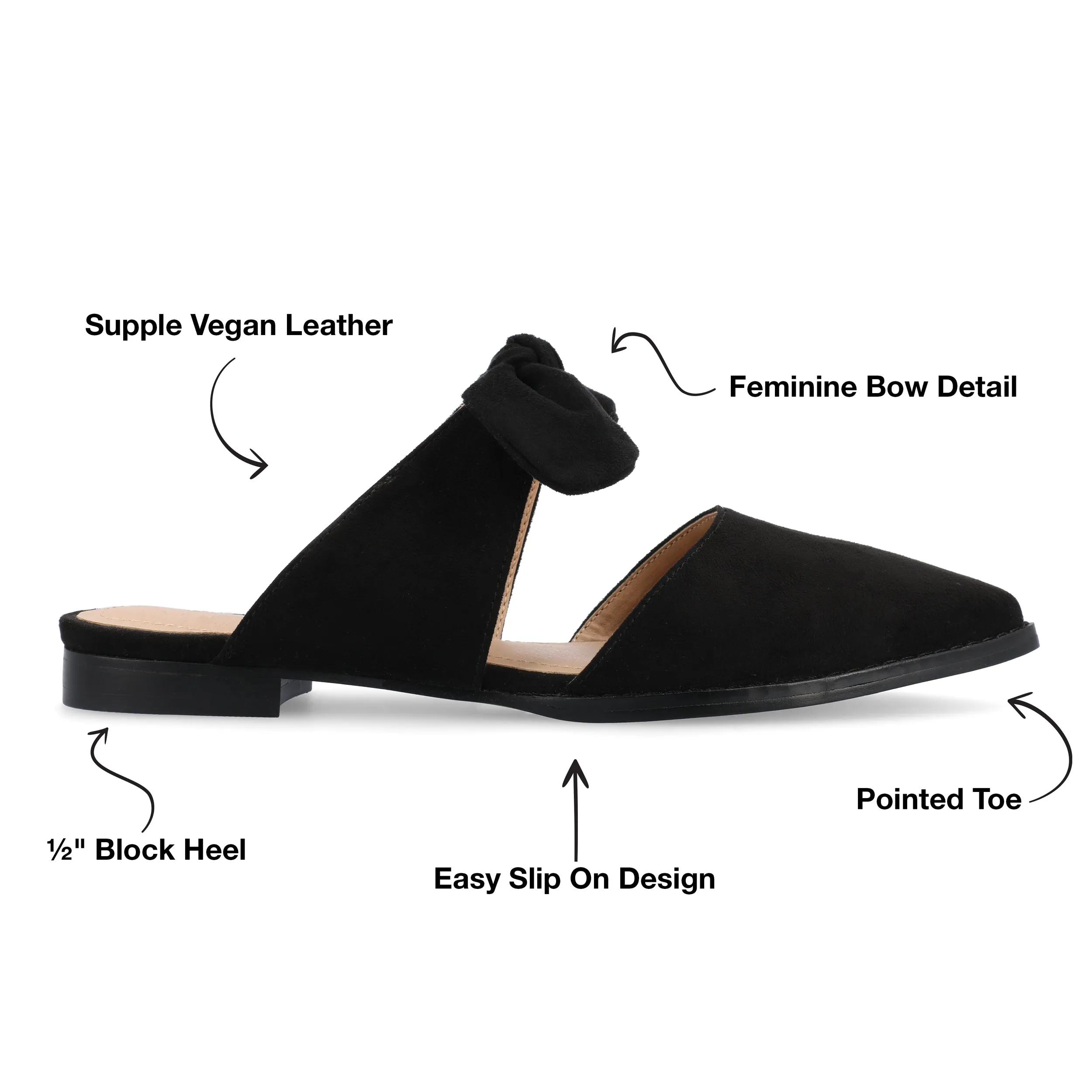 Journee Collection Women's Telulah Narrow Width Mules