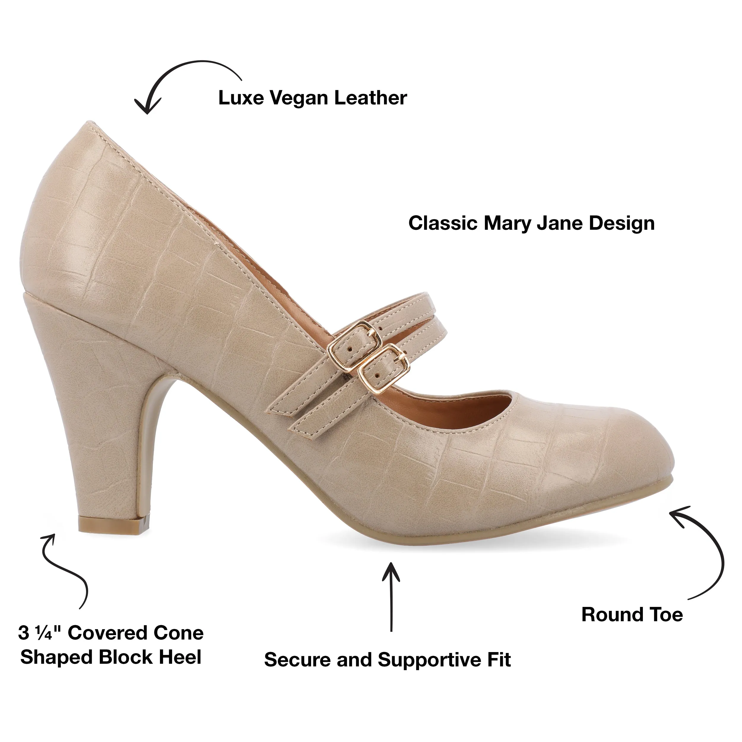 Journee Collection Women's Windy Pumps