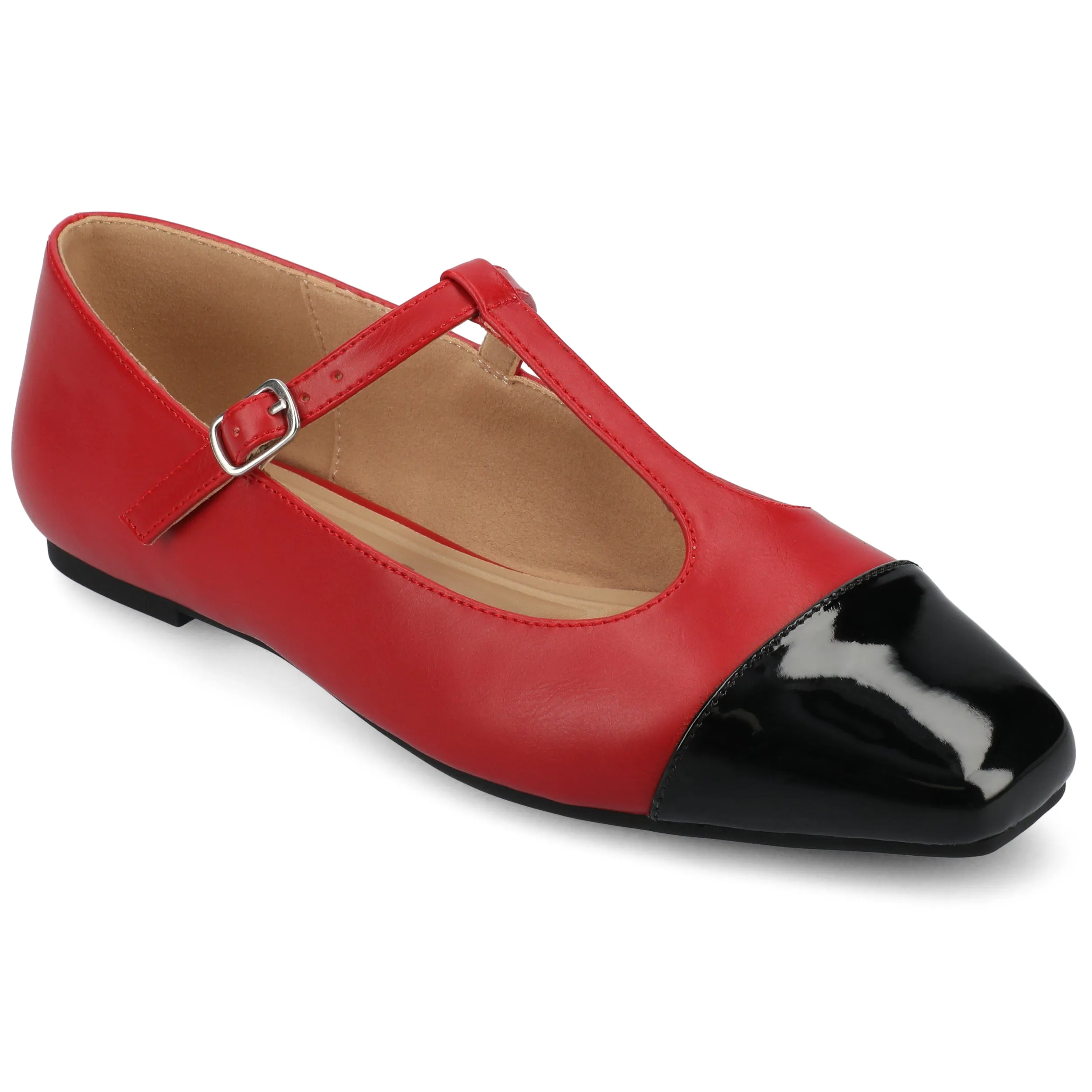 Journee Women's Theah Medium and Wide Width Dress Flats