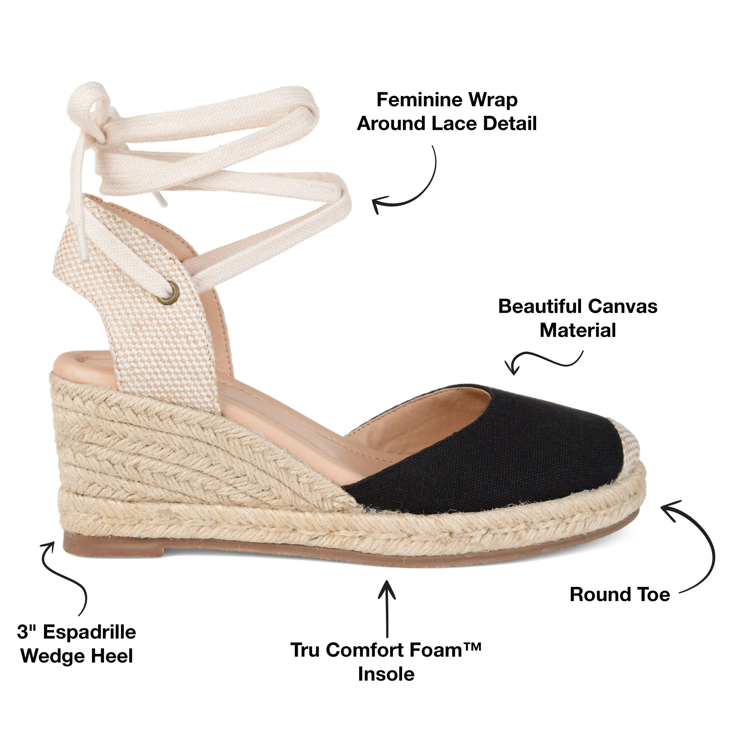 Journee Women's Tru Comfort Foam Monte Wedge