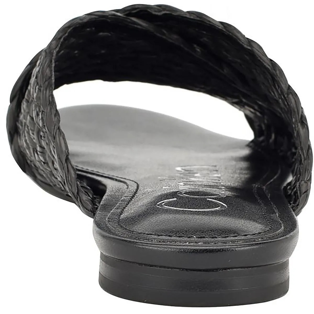 June2 Womens Slip On Flat Slide Sandals