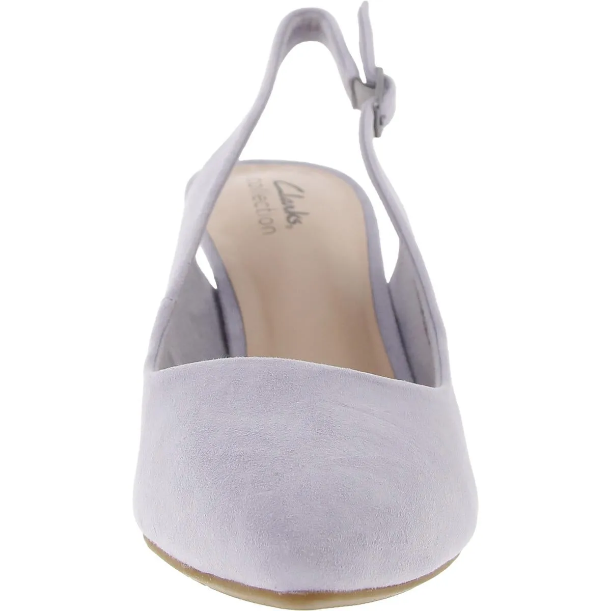 KATALEYNA Womens Adjustable Suede Slingback Heels
