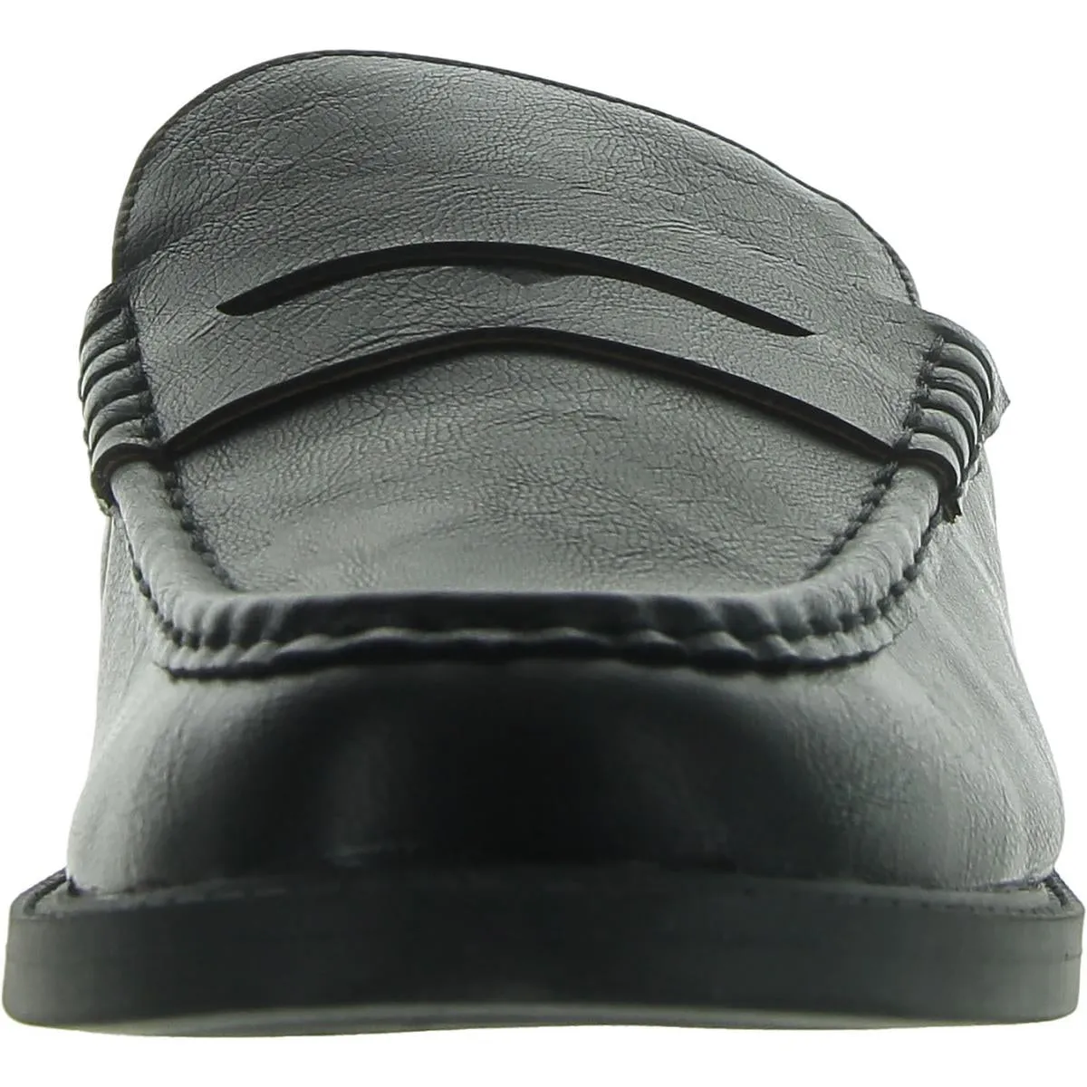 Katyaaa Womens Faux Leather Slip On Mules