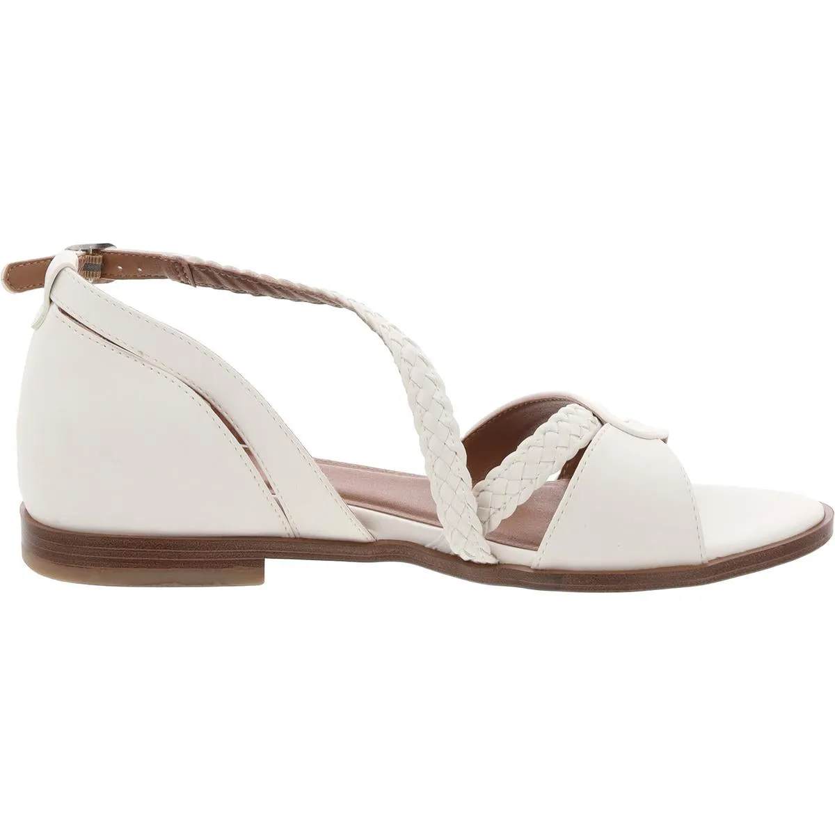 Kika Womens Faux Leather Ankle Strappy Sandals