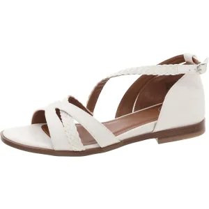 Kika Womens Faux Leather Ankle Strappy Sandals