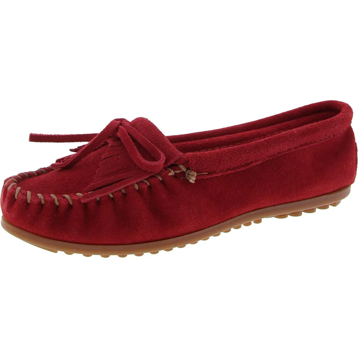 Kilty Womens Suede Moc Toe Moccasins