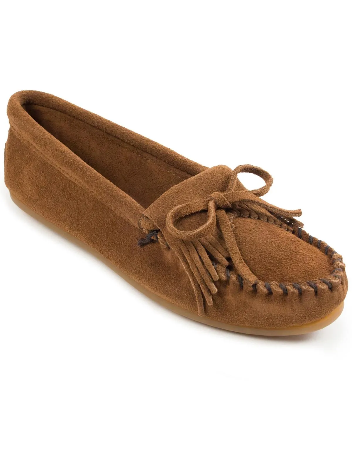 Kilty Womens Suede Moc Toe Moccasins