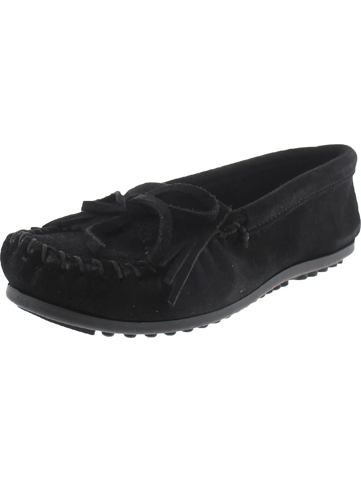 Kilty Womens Suede Moc Toe Moccasins